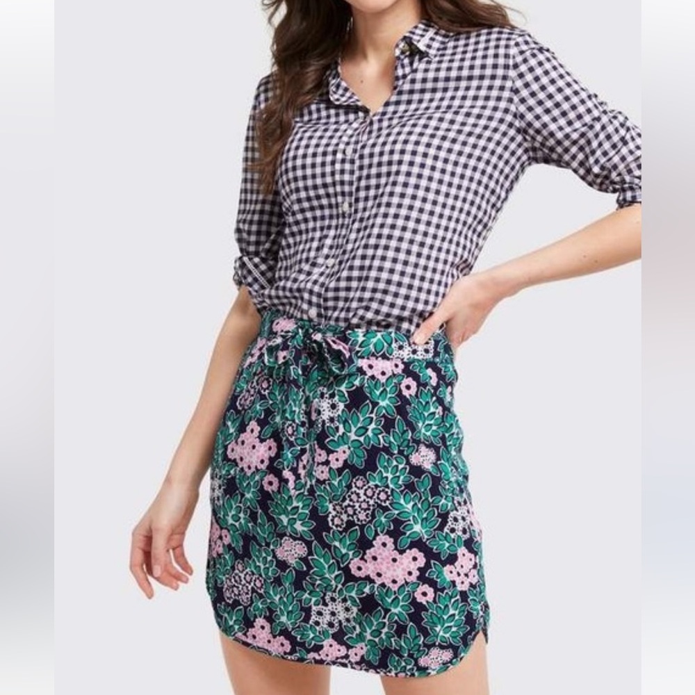 Draper James Tropical Floral Mini Skirt